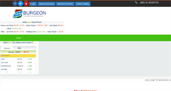 Desktop Screenshot of burgeonsecurities.com